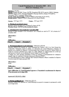 Proces verbal 12 décembre 2025