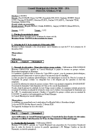 Proces verbal 6 février 2026